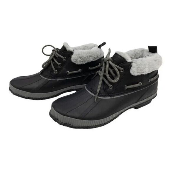 JSport by Jambu Women's, Mary Rain Boot BLACK Choose Size - Picture 1 of 9